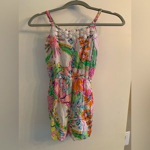 Girls Lilly Pulitzer for target romper large 10/12 EUC